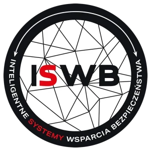 ISWB Inteligentne Systemy Wsparcia Bezpieczeństwa Logo - Bright Background